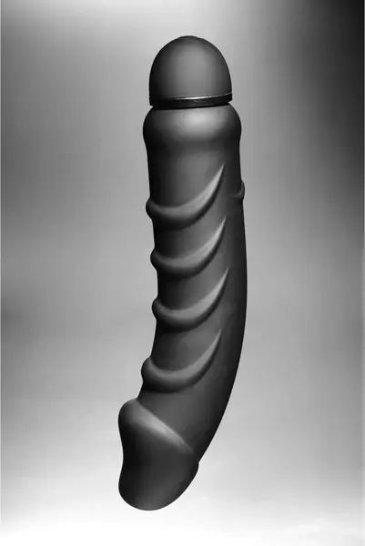 Blush Novelties Luxe Touch-Silicone Intimate Device, Ribbed, Vibrating, Pink
