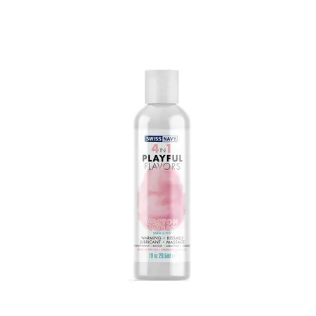 Swiss Navy Cotton Candy 4-in-1 Lubricant, Paraben-Free, 30 ml