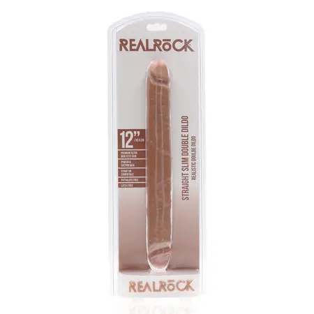 RealRock Slim Double Ended Intimate Model 30.5 cm - Natural Tan