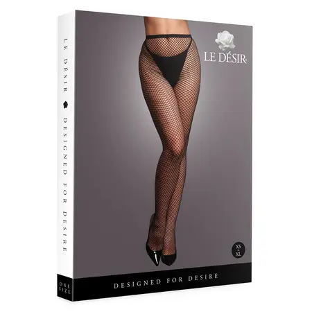 Leg Avenue Pantyhose Model 9001 Fishnet Design OS Black