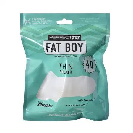 Perfect Fit Fat Boy Thin Sheath 10 cm - Flexible Intimate Extension