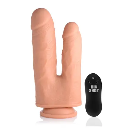 Double Shot Liquid Silicone Dual-Ended Model 20.5 cm Vibrating System