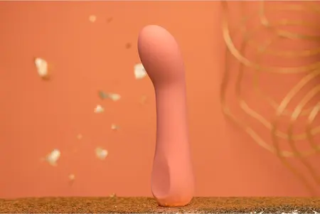 Doc Johnson Zen Rechargeable Silicone G-Spot Vibrator Coral