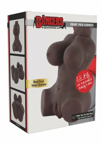 HIDDEN DESIRE Bangers Ebony Goddess Intimate Machine 2.5kg TPE Black