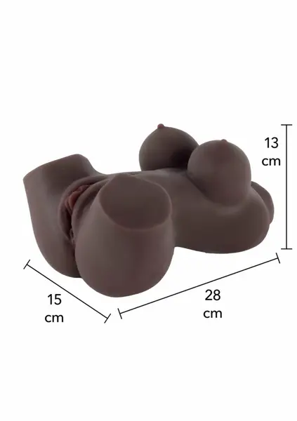 HIDDEN DESIRE Bangers Ebony Goddess Intimate Machine 2.5kg TPE Black