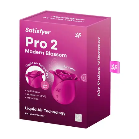 Satisfyer Pro 2 Modern Rose Pressure Wave Device, Rose Gold, 11 Modes
