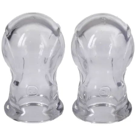Doc Johnson Tweak Nipple Sucker Set Transparent Design 2 pcs