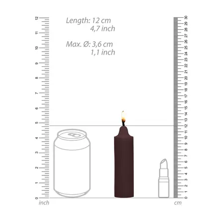 SINNERGEE Chocolate Scented Low-Temperature Wax Candle 60g