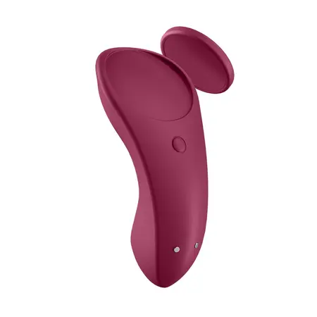 Satisfyer Sexy Secret Wireless Panty Device, App Control, Silicone, Black