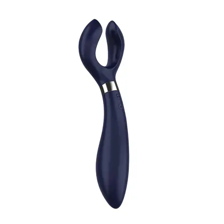 Satisfyer Endless Fun Partner Rotating Multi-Use Silicone Device Black