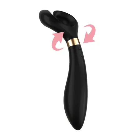 Satisfyer Endless Fun Flexible Couples Device, 180° Rotating Head, Black