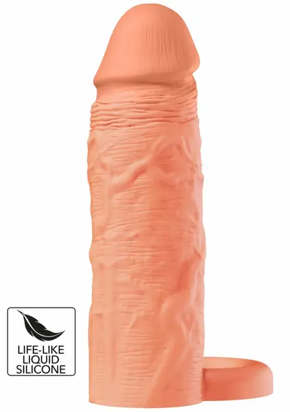 HIDDEN DESIRE INFERNO Liquid Silicone Extension Sleeve 15 cm with Ring