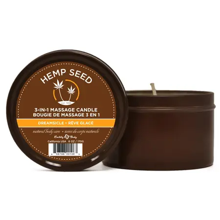 Earthly Body Dreamsicle Multi-Purpose Massage Candle 170g