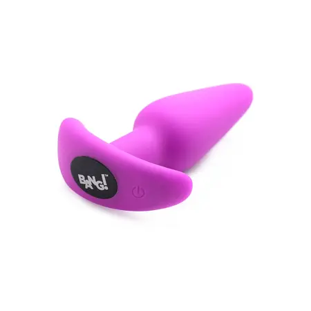 BANG Silicone Remote-Controlled Vibrating Plug, 21 Modes, Waterproof