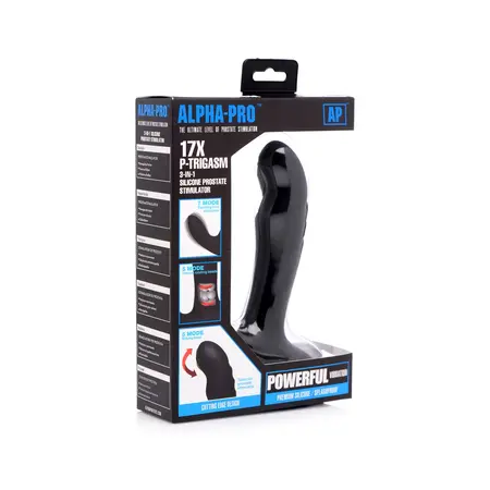 XR Brands 17x P-Trigasm 3-in-1 Silicone Intimate Stimulation Device