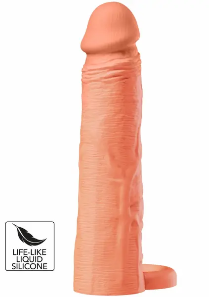 INFERNO by HIDDEN DESIRE Liquid Silicone Extension Sleeve 20 cm with Ring