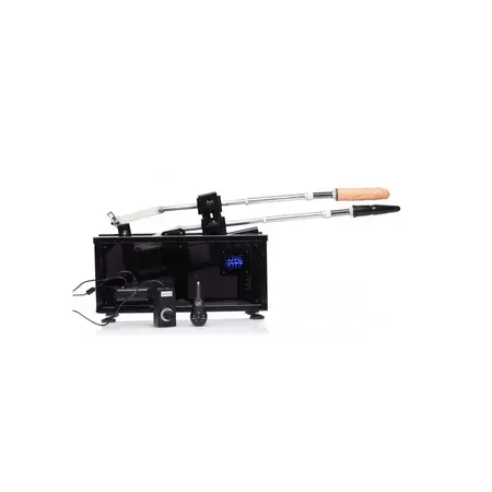 Athena Ultimate Intimate Machine with Adjustable Dual Rods & Remote, Black