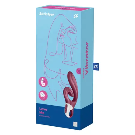 Love Me Dual Motor Silicone Intimate Massager Pink Rechargeable IPX7