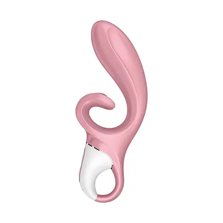 Satisfyer Hug Me Intimate Dual Motor Silicone System Pink Bluetooth