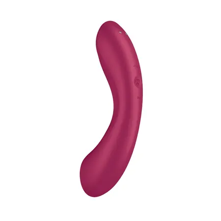 Curvy Trinity 1 многофункционален вакуумен вибратор, червен