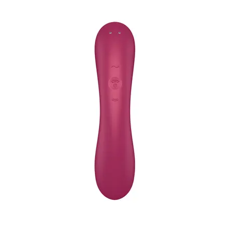 Curvy Trinity 1 многофункционален вакуумен вибратор, червен