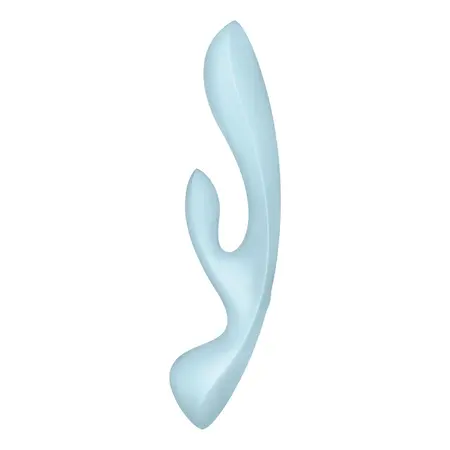 Satisfyer Triple Oh Rabbit-Style Vibrator & Massage Wand, Silicone, Pink