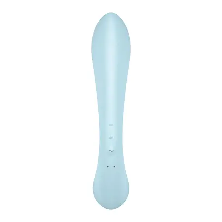 Satisfyer Triple Oh Rabbit-Style Vibrator & Massage Wand, Silicone, Pink