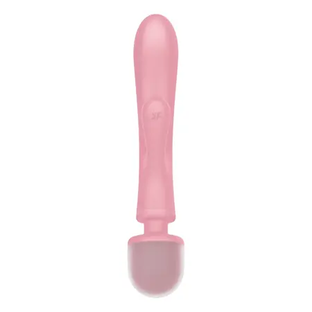 Satisfyer Triple Lover Hybrid Wand Vibrator Pink - 3 Motors, 12 Modes