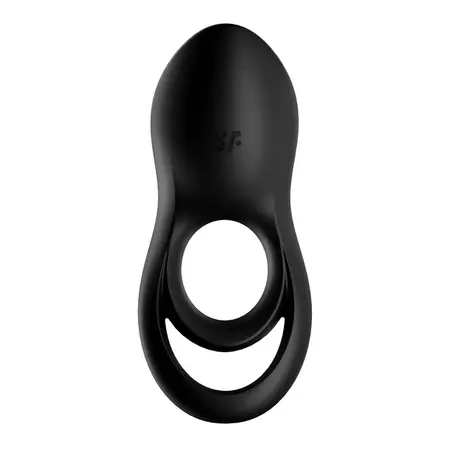 Satisfyer Legendary Duo Black - Vibrating Intimate Ring, 12 Modes, Silicone
