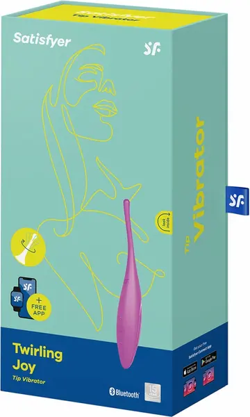 Satisfyer Twirling Joy Precision Tip Vibrator USB Pink