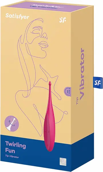Satisfyer Twirling Fun Tip Vibrator - Precision Stimulation, White