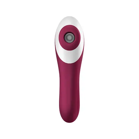 Satisfyer Dual Crush Air Pulse Vibrator - Double Motor, Waterproof, Pink