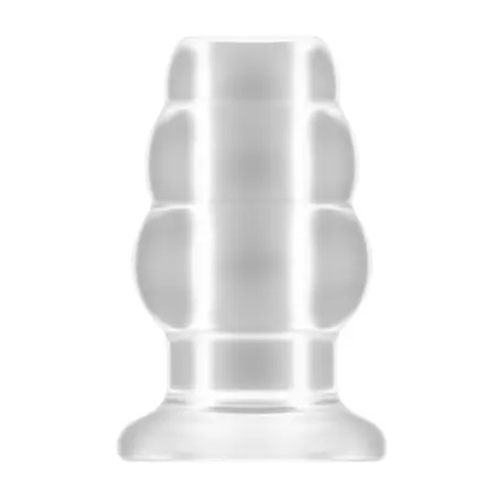 Master Series No.51 Hollow Tunnel Anal Plug Large 127mm Silicone Black
