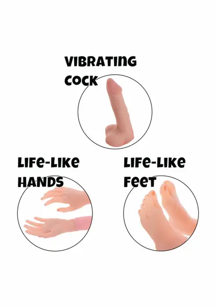 Big Boner Billie Inflatable Doll Vibrating Feature Life-Size Model