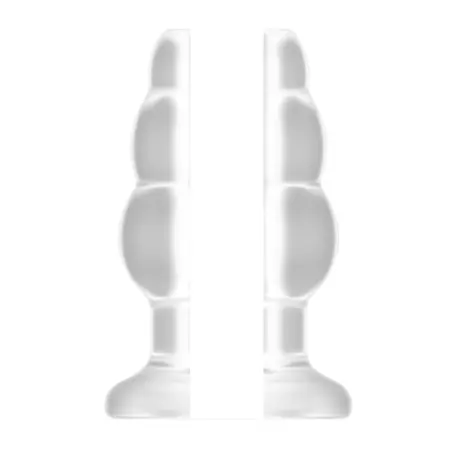 Shots No.49 Hollow Tunnel Plug Small - Silicone, 77 mm, Black