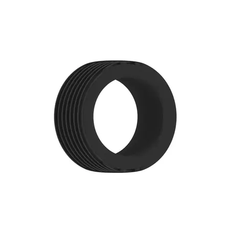 Shots No.42 Adjustable Intimate Ring TPE Black
