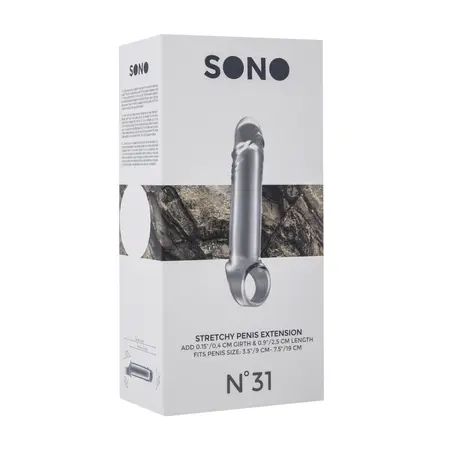 Screaming O No.31 Extension Sleeve with Comfortable Support, Black