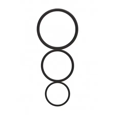 Screaming O Flat Ring Set - Anatomical Silicone Support, 3 Sizes
