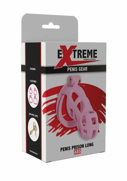 EXTREME by HIDDEN DESIRE Penis Prison Long Cage ABS Black Adjustable