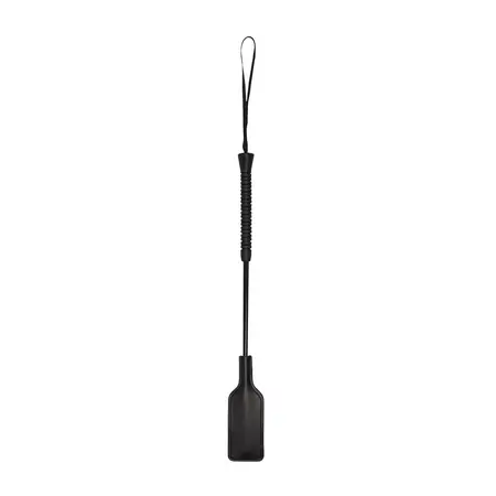 OUCH Short Rectangular Impact Crop with Imprint Handle Black