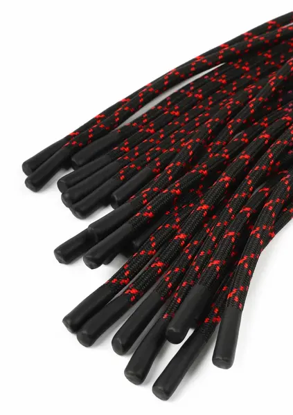 Hidden Desire Genuine Leather Knot Flogger 55cm Black-Red Handle