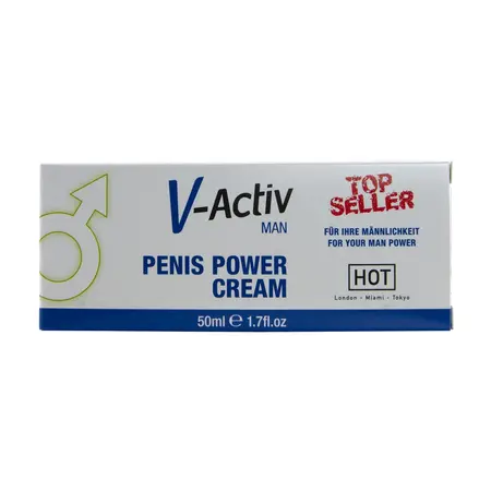 HOT V-Activ Men Power Cream 50ml - Energizing Daily Care Formula