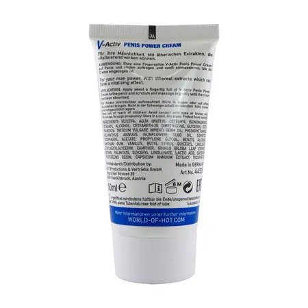HOT V-Activ Men Power Cream 50ml - Energizing Daily Care Formula