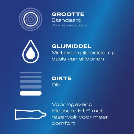 Durex Extra Safe Condoms 144-Pack | Thicker & Lubricated Design