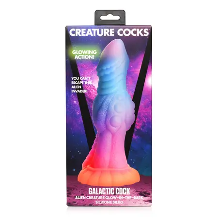XR Brands Galactic Alien Silicone Intimate Machine Glow-in-the-Dark 22cm