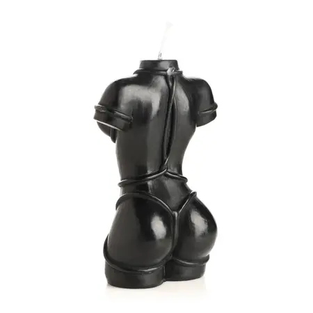 Bound Goddess Black Drip Wax Candle - Decorative Intimate Accessory