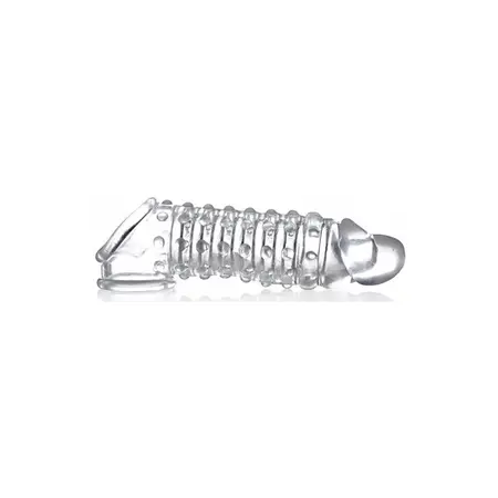 XR Brands Lover Enhancer Sleeve 2/4 cm Soft TPR Transparent Extension