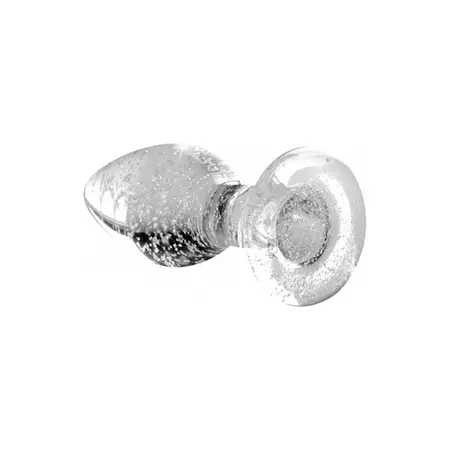 Booty Sparks Glow-In-The-Dark Glass Plug Small - Luminous Borosilicate