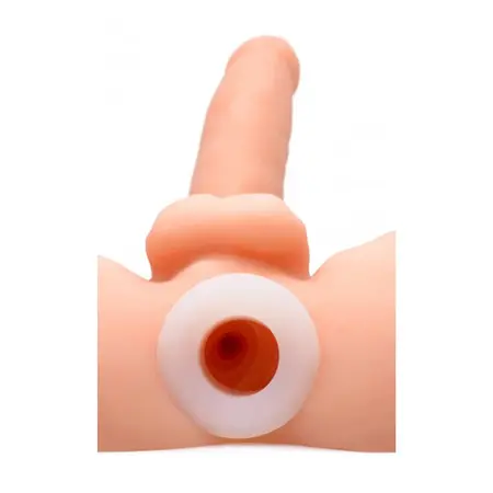 XR Brands Stretch Master Silicone Dual Ring Set - 2 Sizes, Black