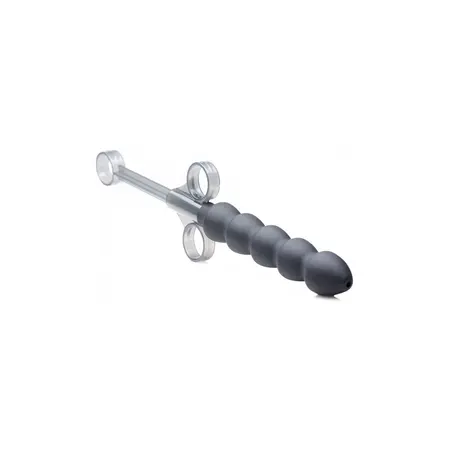 XR Brands Silicone Links XL Lubricant Applicator - 5-Loop, Black